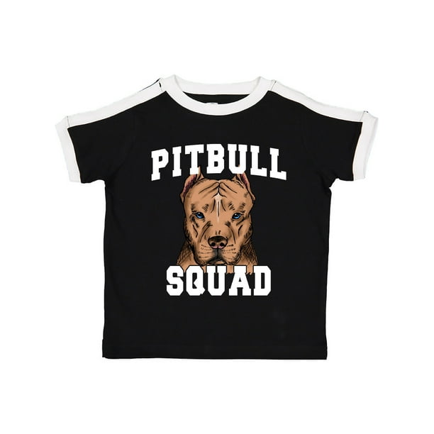 Pitbull Party Ringer Shirt Dog Fun